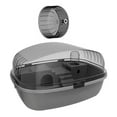 thumbnail image 1 of Tachiuwa Hamster Cage Mice with Openable Top Bunny Transparent Rats Small Animal Cage Gray, 1 of 9