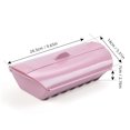 thumbnail image 3 of Four à Vapeur Micro-Ondes Bol en Silicone avec Poignée et Couvercle pour la Préparation des Repas avec Cloison Amovible, Facile à Stocker, Ustensiles de Cuisine Micro-Ondes, Congélateur et Lave-Vaisselle, Rose (Taille M) Milieu, 3 of 7