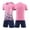 Pink, variant on TIREOW Kids Team Soccer Jersey and Shorts, Youth Shirts Soccer Uniform Kit, Adult Indoor Turf Sport Outfit (Style D)