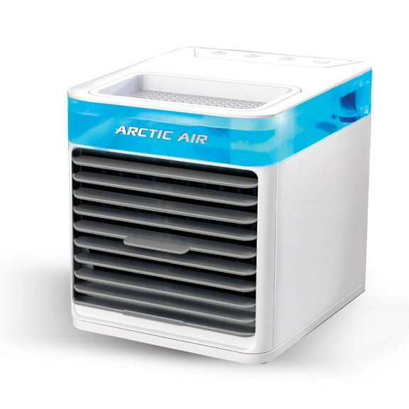 Arctic Air Chill Max Personal Space Cooler – Portable Evaporative Air Cooler with Hydro-Chill Technology, 4-Speed Control, Adjustable LED Night Light