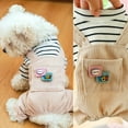 thumbnail image 1 of jiaroswwei Dog Overalls with Pocket Non-sticky Hair Pullover Puppy Warm Four-legged Clothes Puppy Costume, 1 of 8