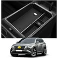 thumbnail image 1 of Center Console Organizer Tray for 2022+ Tucson NX4 Limited Interior Accessories Armrest Insert Secondary Storage Box (Black Trim), 1 of 5