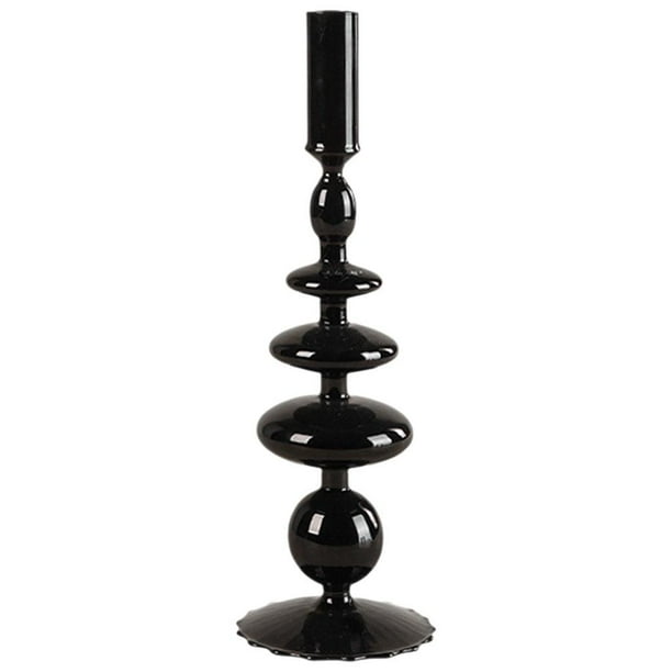 Candelabro de pilar cónico, adorno para centro de mesa de boda Los 27x85cm