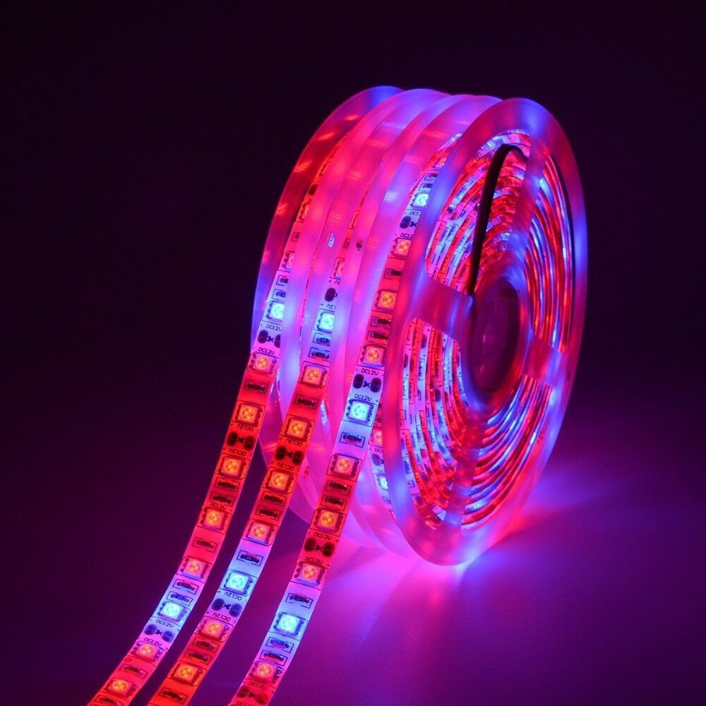 5M 5050 LED Grow Light Strip Lamp For Indoor Plants flower Greenhouse Hydroponic 
