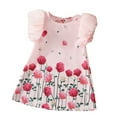 thumbnail image 2 of Esaierr Toddler Kids Baby Girls Dresses Skirt Summer Floral Dress A-Line Dresses Casual Stylish Comfortable Printed Princess Dress for 4-8Years Old, 2 of 8