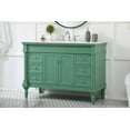 thumbnail image 7 of Elegant Lighting Vf13048 Lexington 48" Free Standing Single Basin Vanity Set - Off White, 7 of 7