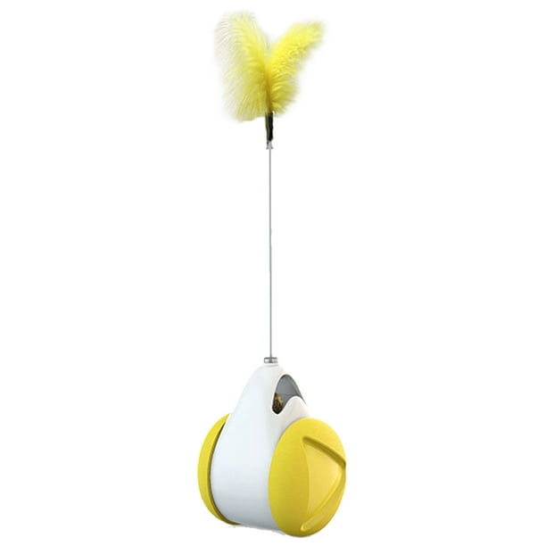 Divertido juguete interactivo para gatos, vaso, juguete para gatos, juguete con fugas y divertido palo para gatos.