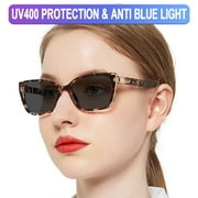 OCCI CHIARI Women's 2.50 Reading Glasses Sunglasses Blue Light Sunglass UV Protection Bling Readers with Acrylic Lens