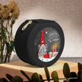 thumbnail image 6 of Naloa Traditional Scandinavian Dwarf Round Jewelry Box, Travel Jewelry Organizer, 3.9 x 3.9 x 2in Jewelry Storage Box for Women-Black, 6 of 7
