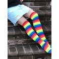thumbnail image 4 of Yacht & Smith Mens Womens & Childrens Referee Old School Tube Socks, Striped, by SOCKS'NBULK, 4 of 4