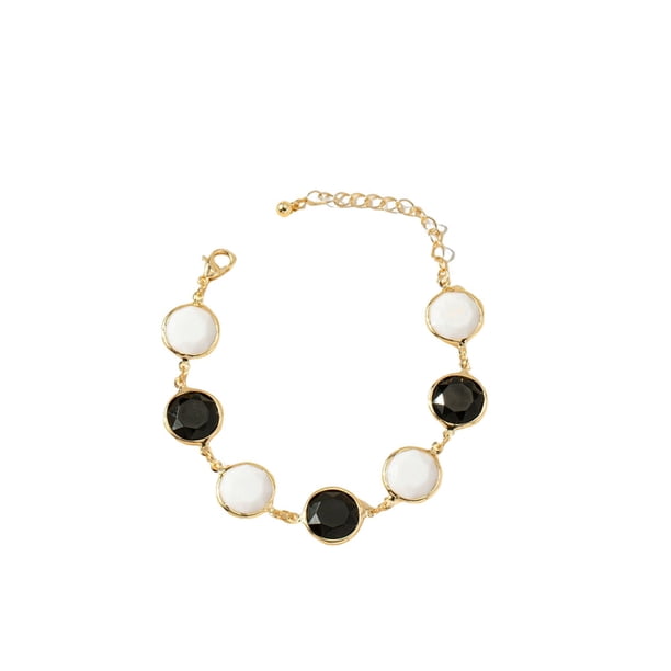 Sonducket 2 piezas de de cuentas para mujer, fiesta de moda, fecha, viaje, oficina, tienda, decoración, joyería de moda, cumpleaños para mujer Ropa, zapatos y accesorios Miscelánea Blanco negro