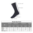 thumbnail image 3 of MANARC Men Women Cotton Dress Socks Soft Comfortable Durable Breathable 3 Pack Navy Blue., 3 of 5