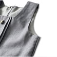 thumbnail image 5 of jiaxiM Girl's School Uniform Jumper Sleeveless Buttons Up Tank Dress Scoop Neck Pleated Hem Clothes 3-13 Years, 5 of 5