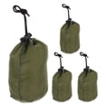 thumbnail image 4 of GOOHOCHY Bolsa impermeable para guardar ponchos (4 unidades), de nailon resistente con cordón ajustable, organizador compacto para ropa de lluvia, ideal para camping, senderismo y kits de emergencia., 4 of 8