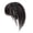 Natural Black, variant on Natural Hairlines Bangs Synthetic Wigs Headband Attachment Daily Use Black False Fringe Texture
