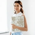 thumbnail image 6 of 3d Beige Floral 3 Ring Hardcover Binders 1.5in Round Rings for Letter-Size Folder Paper Organizer Pockets for Office Student Recipe, 6 of 9
