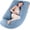 Cooling Blue-65, variant on U-Shaped Pregnancy Pillow for Sleeping, Full Body Support for Back, HIPS & Belly - 65 Inch Maternity Pillow with Machine Washable Cover | Maternity Essential
