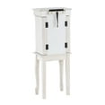 thumbnail image 4 of Kindley Jewelry Armoire, Off-White with Black Felt Lining, 4 of 23