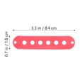 thumbnail image 2 of Miangastore Strat Guitar Pickup Covers Knobs Switch Tip Set for Stratocaster Replacement Accessory Kit Dark Pink, 2 of 5