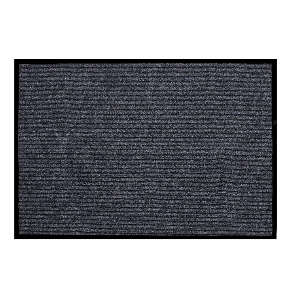 Pesonlook Heavy Duty Large Grey Striped Floor Door Mats Entryway Mats