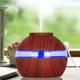 thumbnail image 3 of YZEGDCH Mini Air Humidifiers for Bedroom,Quiet Dark Wood Texture Cool Mist Humidifier with Colored Lights for Home Large Room,Baby and Plant, 3 of 4