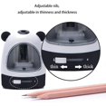 thumbnail image 3 of Electric Pencil Sharpener Battery Operated Pencil Sharpener for No.2/Colored Pencils(6-8mm)，black and white, 3 of 5