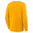 thumbnail image 3 of Men's Fanatics Gold Kansas City Chiefs Big & Tall Clock Management Legacy Long Sleeve T-Shirt, 3 of 3
