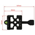 thumbnail image 3 of Haoge Combo Boss Adapter Convertor with CP-MAS Arca & Manfrotto Compatible Quick Release Clamp for Manfrotto Tripod Ball Head Clamp Replacement, 3 of 5