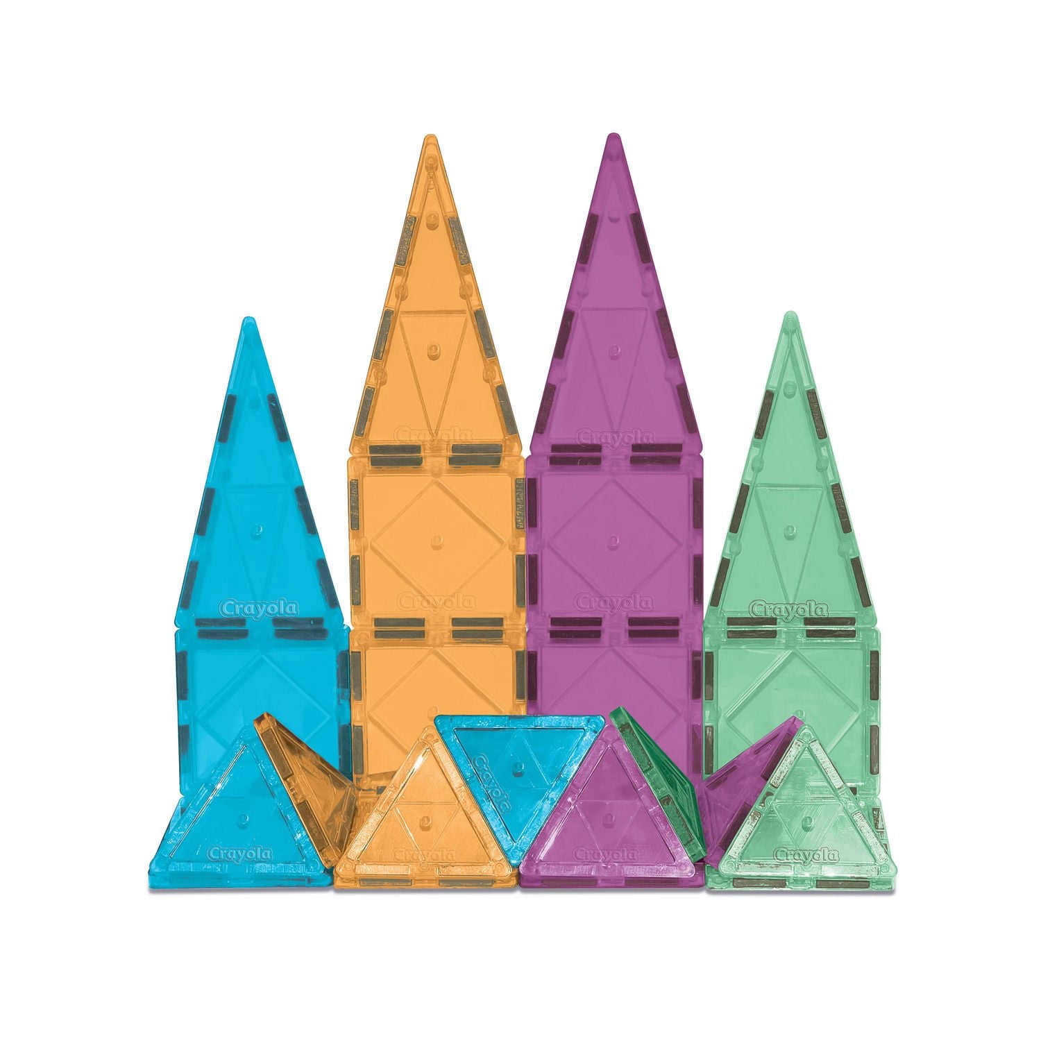 CREATEON Crayola Colors of Kindness Magnetic Tile 24 Pc Ensemble