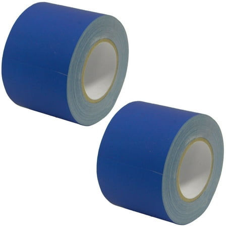 Seismic Audio 2 Pack of Gaffer's Tape - Blue 4 inch Rolls 60 Yards per Roll Gaffers Tape - SeismicTape-Blue604-2Pack
