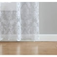 thumbnail image 3 of Lisa Knitted Lace Extra Wide Patio Panel Medallion Design with Scalloped Bottom (110" W x 84" L, White), 3 of 3