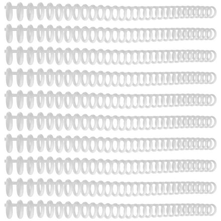 FOMIYES  10 Pcs Spiral Binding Coils Binders Loose-leaf Ring Buckle