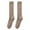 Brown, variant on Over the Calf socks, Tube Socks Womens Long Socks Pure Color Socks Heap Heap Socks, Camel