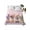 Pink, variant on Valentines Flowers Queen Size Flat Sheet, Wrinkleproof & Fadeproof Cooling Flat Bed Sheet Only, Watercolor Floral Botanical Pink Plaid Breathable Soft Bedding Top Sheets 90 x 102 Inches