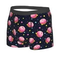 thumbnail image 2 of JUNZAN Cartoon Donut Planets Mens Underwear Boxer Briefs for Men’s - Small, 2 of 9