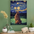 thumbnail image 2 of Tibetan Mastiff Vintage Dog Golf Canvas – Artistic Sports, Tibetan Mastiff Dog with Golf Stretched Canvas Size 8x12 Wall Print for Bedroom, Living Room, Office, 2 of 5