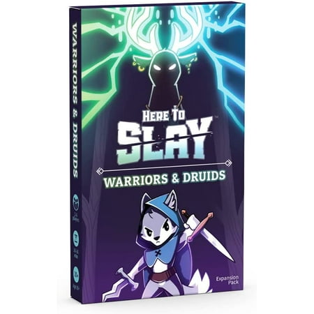 TeeTurtle Here to Slay Warriors & Druids Expansion Pack - Designed to be Added to Your Here to Slay Base Game