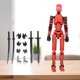 thumbnail image 5 of Figuras Simuladas Ygjytge Robot Muñeco 3 Uds PVC Impresa en 3D, 5 of 9