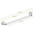 thumbnail image 3 of Design House Alta Bay Wall Mount Bathroom 18" Towel Bar, Brushed Nickel, 3 of 13