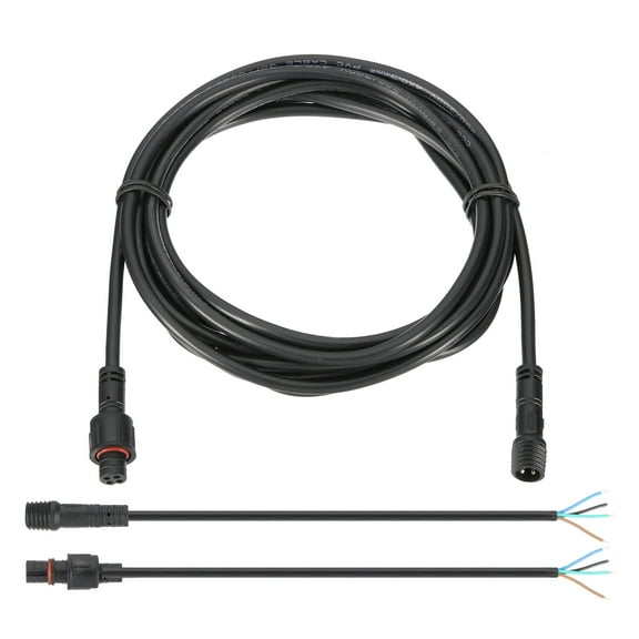 Uxcell 9.84Ft 22AWG IP67 4 Pin Extension Cable Wire with 7.87" Male Female Connector kit