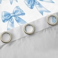 thumbnail image 4 of Feelyou Fashion Bowknot Curtains Pack of 2 (42x84 Each), Princess Ribbon Curtains Blackout, 4 of 6