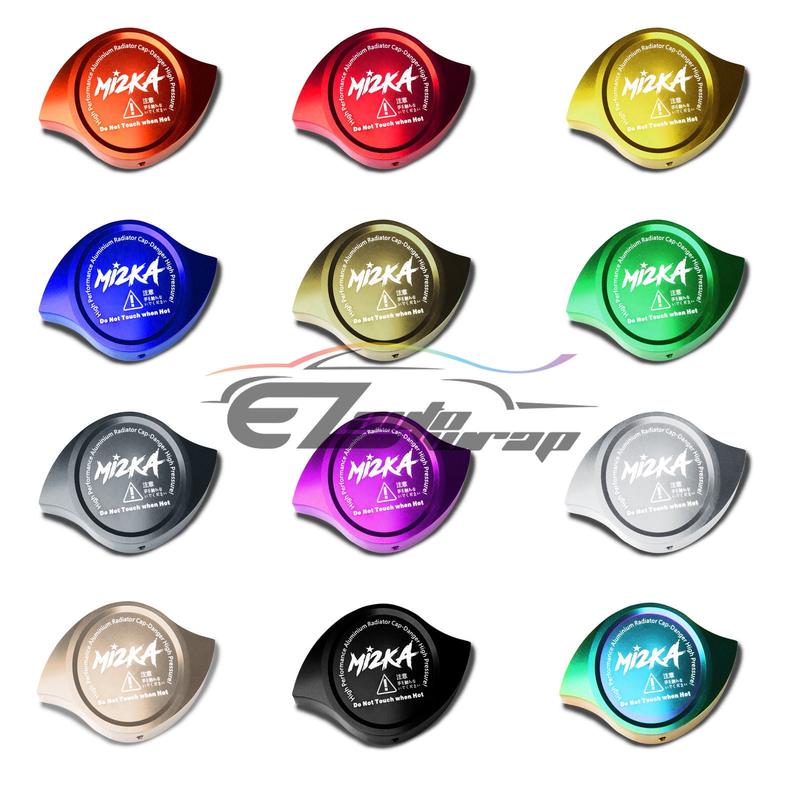 Neo Chrome Billet Aluminum Radiator Protector Pressure Cap Cover Performance