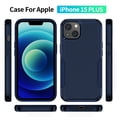 thumbnail image 2 of for iPhone 15 Plus Case, Dual Layers Shell Hard PC + Soft TPU Back Shell Heavy Duty Military Drop Protection Rugged Shockproof Hybrid Case for iPhone 15 Plus, Blue, 2 of 8