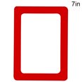 thumbnail image 1 of Adhesivo para marco de pared de fotos, marco de fotos de PVC de 2 capas, adhesivo extraíble para arte fotográfico para sala de estar, refrigerador, rojo, 7 " Kearding LF0072-11B, 1 of 6