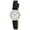 Silver/White, variant on Rae Dunn Women's MEGAN Black 26mm Round Face Vegan Leather Strap Watch