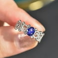 thumbnail image 3 of K-KED Elegant Women 925 Silver Filled Rings Cubic Zirconia Wedding Delicate Jewelry Size 6-10-10, 3 of 6