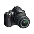 thumbnail image 3 of Nikon D5000 12.3 Megapixel Digital SLR Camera with Lens, 18 mm, 55 mm (Lens 1), 55 mm, 200 mm (Lens 2), 3 of 8