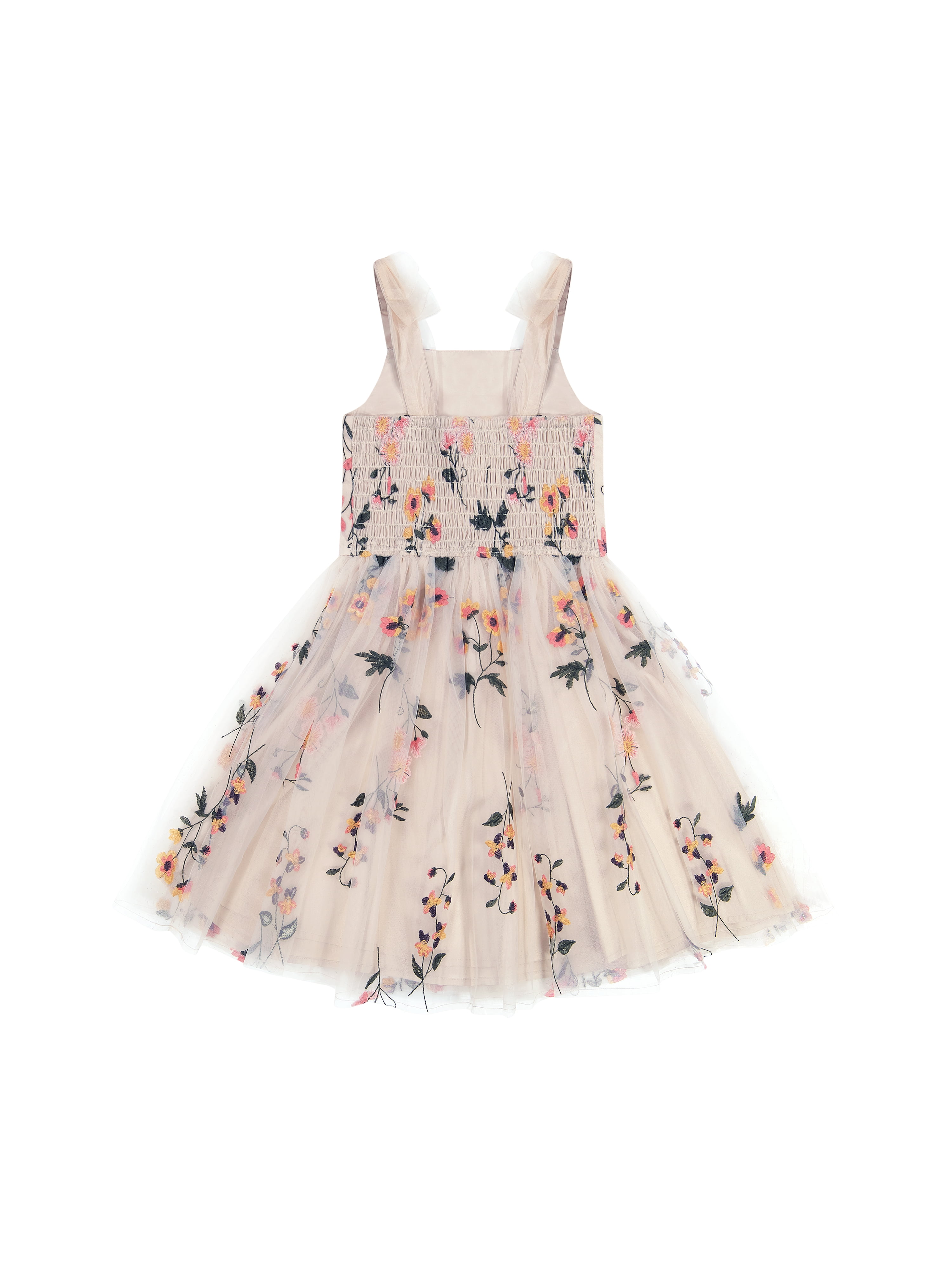 Kensie Girl Sleeveless Embroidered Mesh Dress, Sizes 4-16