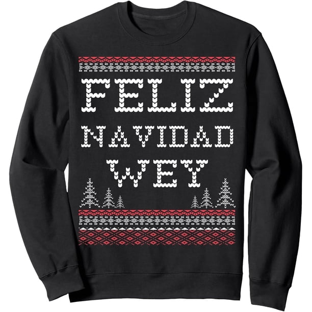 Sudadera de Navidad fea española - Sudadera mexicana