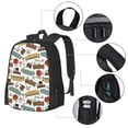 thumbnail image 4 of Daiia Art Of Living Backpack for Men and Women -Durable Backpack Large Capacity, Water-Resistant Bag with Adjustable Straps and Laptop Compartment, 4 of 9